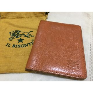 イルビゾンテ(IL BISONTE)のイルビゾンテ 正規品 イタリアンレザー パスケース カードケース 定期入れ (名刺入れ/定期入れ)