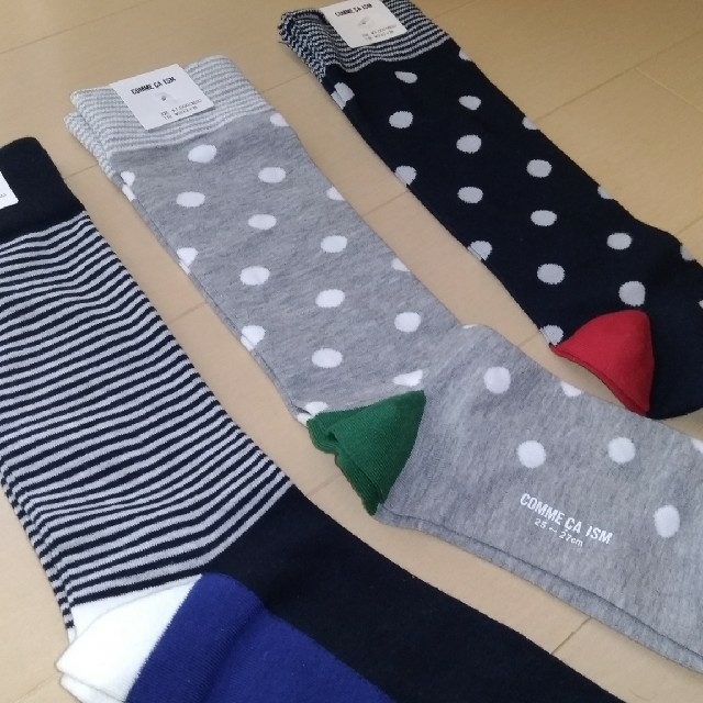 COMME CA ISM(コムサイズム)のCOMME CA ISM　靴下（Men's）3足セット メンズのレッグウェア(ソックス)の商品写真