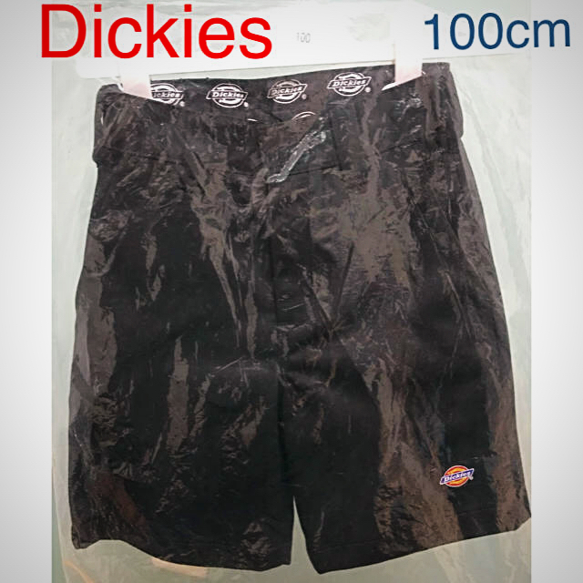 Dickies(ディッキーズ)の【未開封】ディッキーズ　ブラック　ハーフパンツ キッズ/ベビー/マタニティのキッズ服男の子用(90cm~)(パンツ/スパッツ)の商品写真