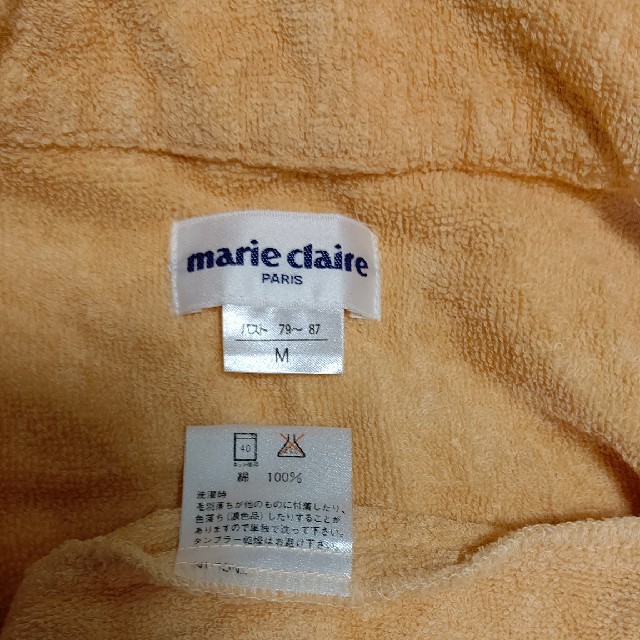 Marie Claire(マリクレール)のご専用です!内野製  マリ クレール  バスローブ  オレンジ レディースのルームウェア/パジャマ(ルームウェア)の商品写真