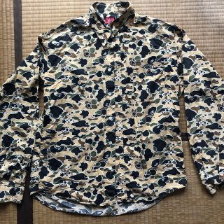 アベイシングエイプ(A BATHING APE)のA BATHING APE/カモフラシャツ/L【中古】(シャツ)