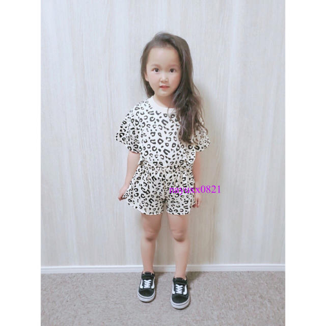 SARA様専用　ヒョウ柄　レオパード　子供服 キッズ/ベビー/マタニティのキッズ服女の子用(90cm~)(その他)の商品写真