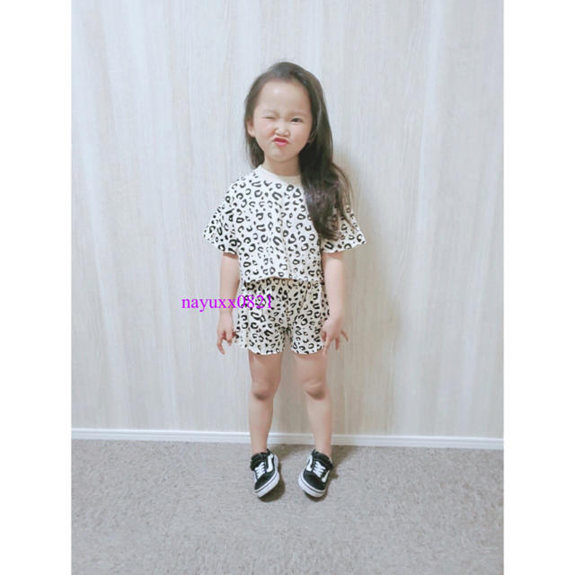 SARA様専用　ヒョウ柄　レオパード　子供服 キッズ/ベビー/マタニティのキッズ服女の子用(90cm~)(その他)の商品写真