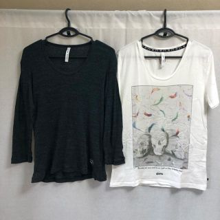 グラム(glamb)のglamb 七分袖カットソー&Tシャツセット！(Tシャツ/カットソー(半袖/袖なし))