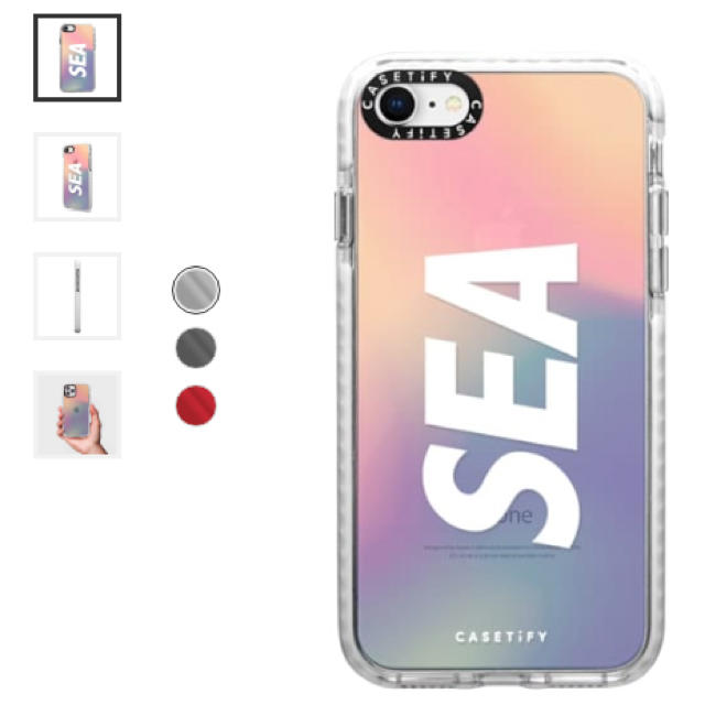 探してます！WIND AND SEA×casetify iPhoneSE用-