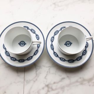 エルメス(Hermes)のエルメスコーヒーカップ(グラス/カップ)