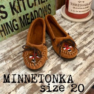 ミネトンカ(Minnetonka)のMINNETONKA キッズ サンダーバードモカシン 20cm(スリッポン)