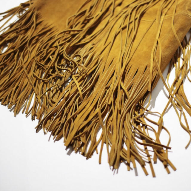 Maison Martin Margiela(マルタンマルジェラ)のNOILL 70's super long fringe suede vest メンズのトップス(ベスト)の商品写真