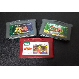 ゲームボーイアドバンス(ゲームボーイアドバンス)のゼルダの伝説 GBA 3作品セット(携帯用ゲームソフト)