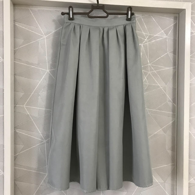 LE CIEL BLEU(ルシェルブルー)のAライン　スカート🤍くすみグリーン🤍Mサイズ レディースのスカート(ひざ丈スカート)の商品写真