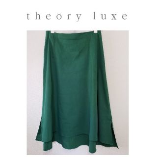 セオリーリュクス(Theory luxe)のtheoryluxe リネンフレアスカート(ひざ丈スカート)