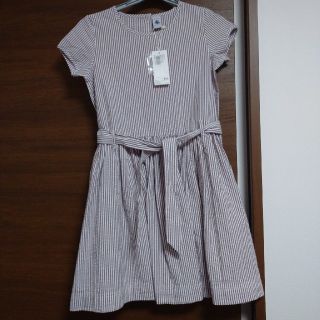 プチバトー(PETIT BATEAU)のプチバトー 19SS ストライプワンピース(ワンピース)