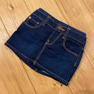 ベビーギャップ(babyGAP)のベビーギャップ　パンツ付きデニムスカート (スカート)