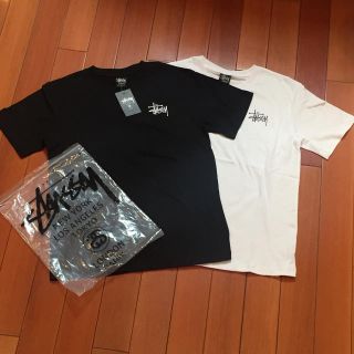 ステューシー(STUSSY)のSTUSSY 定番M黒白2枚セット半袖 Tシャツ(Tシャツ(半袖/袖なし))