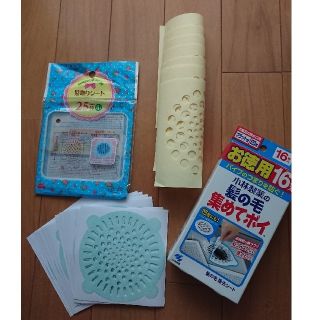 コバヤシセイヤク(小林製薬)の髪の毛集めてポイ 7枚＋DAISO 髪取りシート小12枚(日用品/生活雑貨)