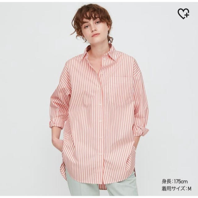 UNIQLO(ユニクロ)のエクストラファインコットンオーバーサイズロングシャツ レディースのトップス(シャツ/ブラウス(長袖/七分))の商品写真