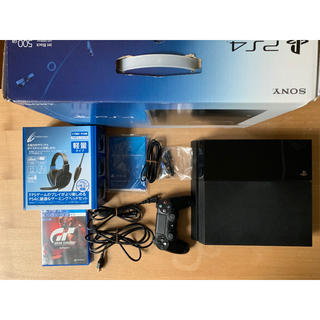 プレイステーション4(PlayStation4)のPS4本体　ゲーム付き　ヘッドホン付き(PCゲームソフト)