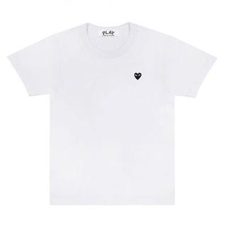 コムデギャルソン(COMME des GARCONS)のPLAYコムデギャルソン メンズ 黒スモールハートT WHITE/L(Tシャツ/カットソー(半袖/袖なし))