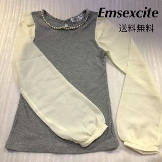 エムズエキサイト(EMSEXCITE)のEmsexcite トップス(カットソー(長袖/七分))