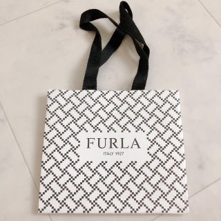 フルラ(Furla)のフルラ　ショップ袋　ショッパー　ブラック　ホワイト　ミニ袋　紙袋(ショップ袋)