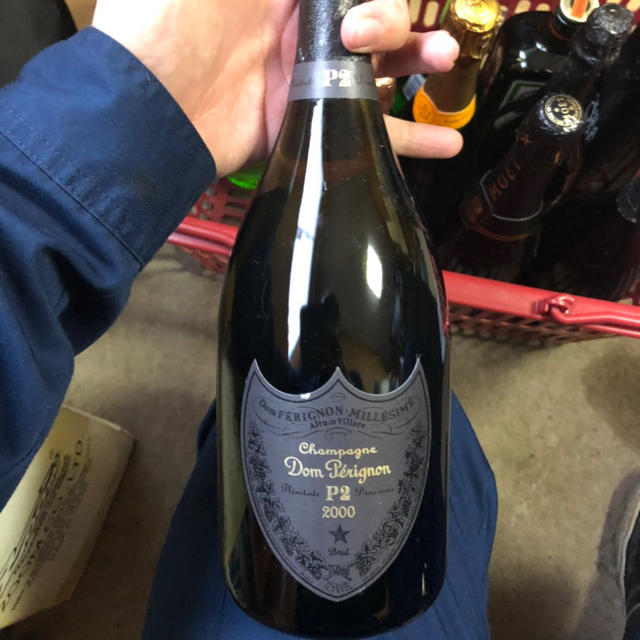 Dom Pérignon(ドンペリニヨン)のドンペリ P2 2000 箱無し 食品/飲料/酒の酒(シャンパン/スパークリングワイン)の商品写真