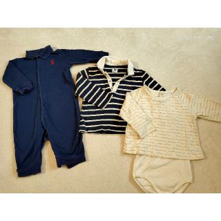 ラルフローレン(Ralph Lauren)のラルフローレン＆プチバトー3点セット(ロンパース)