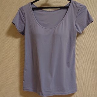 ユニクロ(UNIQLO)の【paaand様専用】ユニクロ＊エアリズム 半袖ブラトップ(ブルー&白)(Tシャツ(半袖/袖なし))