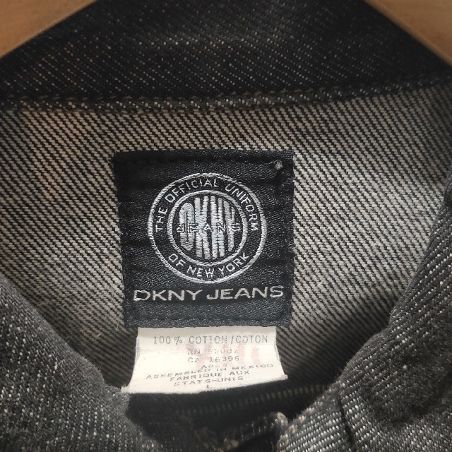 DKNY(ダナキャランニューヨーク)のDKNY Jeans デニムジャケット Lサイズ　ビンテージ　ダナキャラン メンズのジャケット/アウター(Gジャン/デニムジャケット)の商品写真