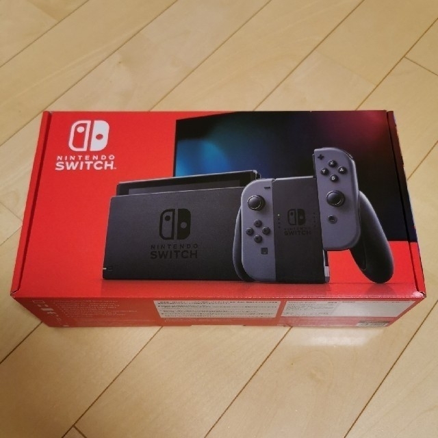 新型　Nintendo　switch　グレー