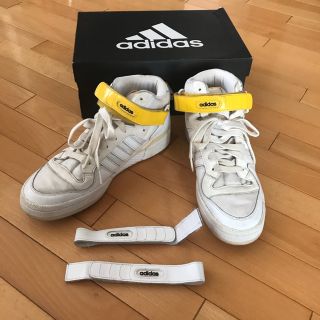 アディダス(adidas)のadidas アディダス スニーカー26.5 ハイカット★替えベルト付き★(スニーカー)