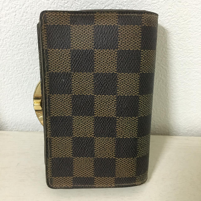 LOUIS VUITTON(ルイヴィトン)の※値下げ中※ ルイ・ヴィトン　ダミエ　2つ折り財布 レディースのファッション小物(財布)の商品写真