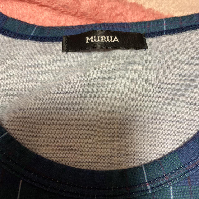 MURUA(ムルーア)の週末セール‼️　Tシャツ(半袖) チェック　murua レディースのトップス(Tシャツ(半袖/袖なし))の商品写真