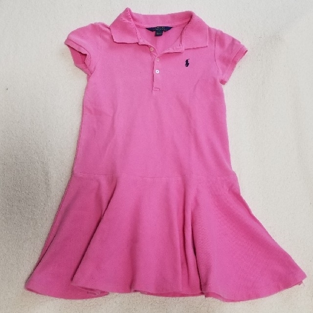 POLO RALPH LAUREN(ポロラルフローレン)のさくらここ様専用！キッズ ピンク ワンピース  キッズ/ベビー/マタニティのキッズ服女の子用(90cm~)(ワンピース)の商品写真