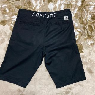 カーハート(carhartt)のcarhartt fragment パンツ　ショーツ　ハーフパンツ　黒　30(ショートパンツ)