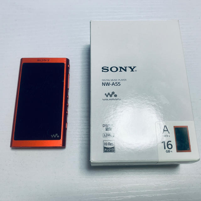 SONY WALKMAN NW-A55 16GB RED - ポータブルプレーヤー