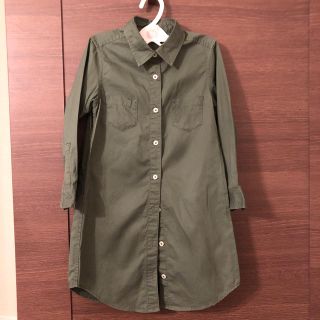 ユニクロ(UNIQLO)の美品 ユニクロ シャツワンピース110(ワンピース)