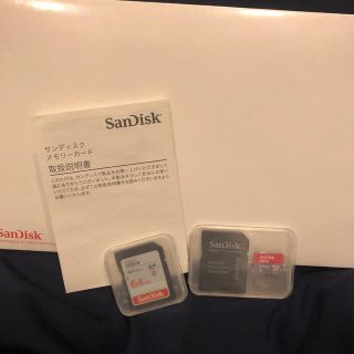 サンディスク(SanDisk)のSanDisk SDカード microSDカード セット 64GB(その他)