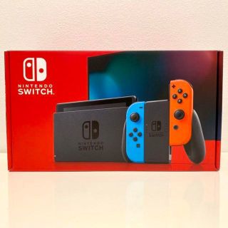 ニンテンドースイッチ(Nintendo Switch)の【新品未開封】Nintendo Switch スイッチ ネオン 本体 新型  (家庭用ゲーム機本体)