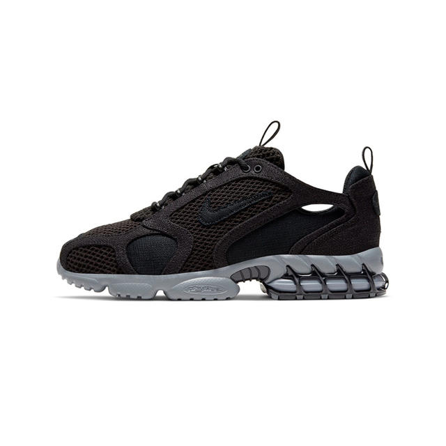 Stussy Nike Air Zoom Spiridon Black Grey