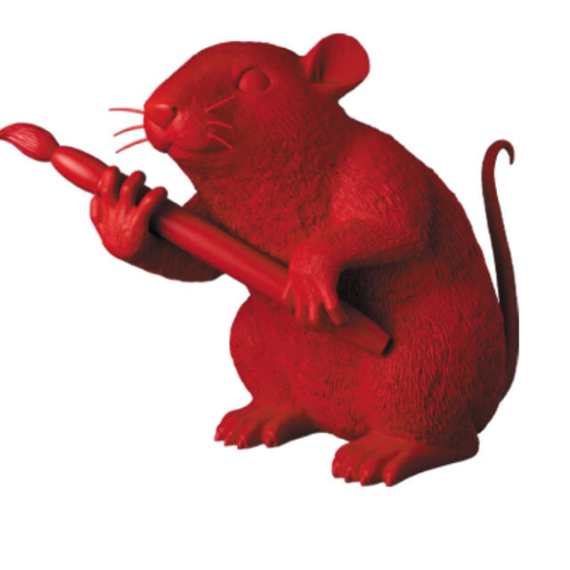 MEDICOM TOY(メディコムトイ)のLOVE RAT（RED Ver.） MCT TOKYO バンクシー エンタメ/ホビーのフィギュア(その他)の商品写真