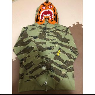 激レア　zozo限定　ape タイガーcamo シャークパーカー　Mサイズ