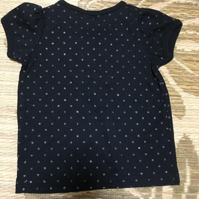 anyFAM(エニィファム)のエニィファム　110 ドット　黒 キッズ/ベビー/マタニティのキッズ服女の子用(90cm~)(Tシャツ/カットソー)の商品写真