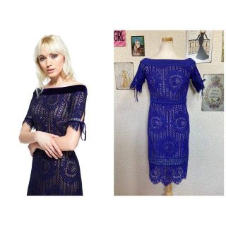 タダシショウジ(TADASHI SHOJI)の新品 6P Tadashi Shoji タダシショージ BH5012PNT(ひざ丈ワンピース)