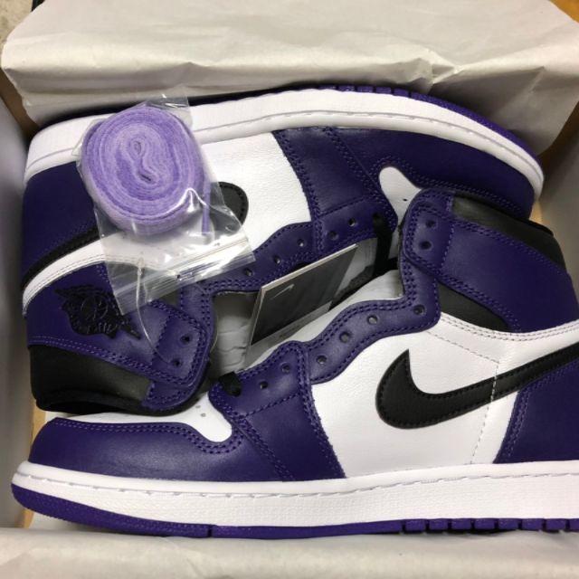 NIKE(ナイキ)のnike jordan1 high court purple 27cm メンズの靴/シューズ(スニーカー)の商品写真