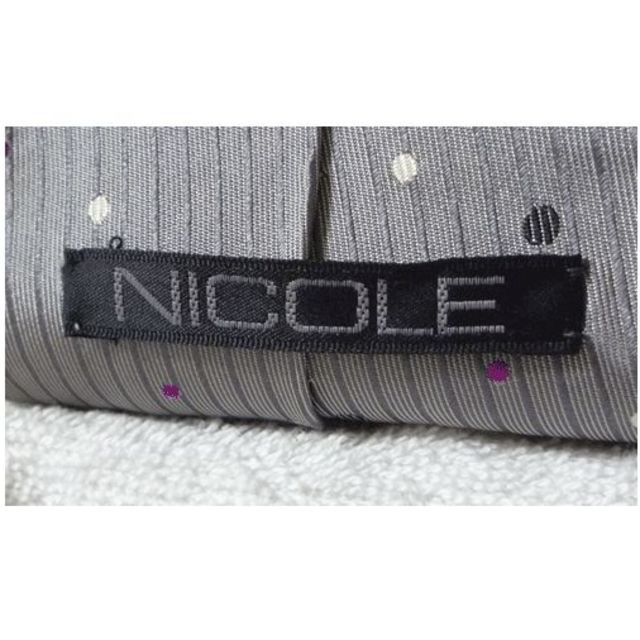 NICOLE(ニコル)のニコル　NICOLE　シルク　ネクタイ メンズのファッション小物(ネクタイ)の商品写真
