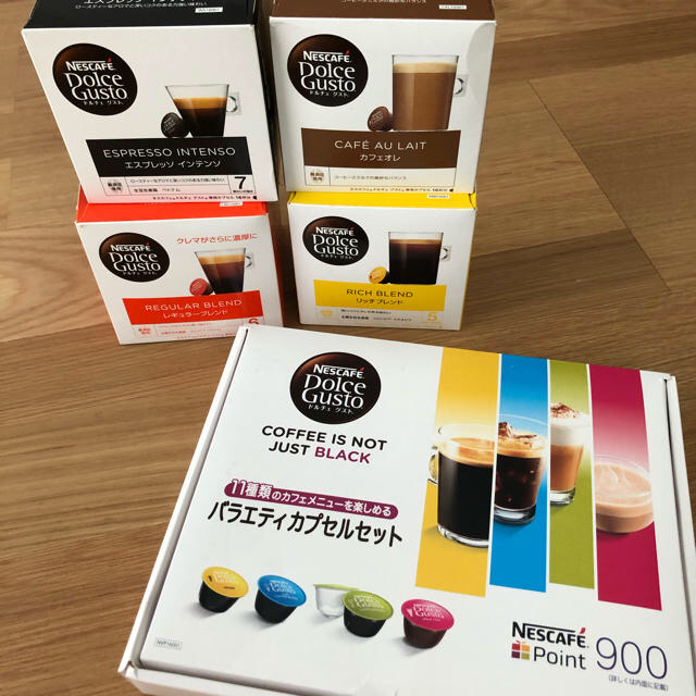 Nestle(ネスレ)のネスカフェ　ドルチェグスト　カプセルセット 食品/飲料/酒の飲料(コーヒー)の商品写真