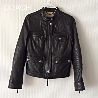 コーチ(COACH)のCOACH☆ライダース、レザージャケット(ライダースジャケット)