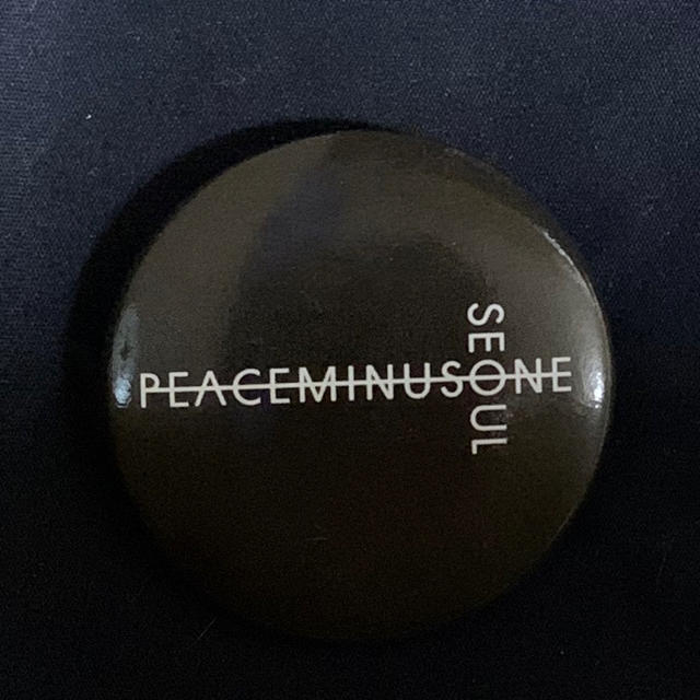 PEACEMINUSONE - ピースマイナスワン 缶バッチの通販 by ジヨン's shop｜ピースマイナスワンならラクマ