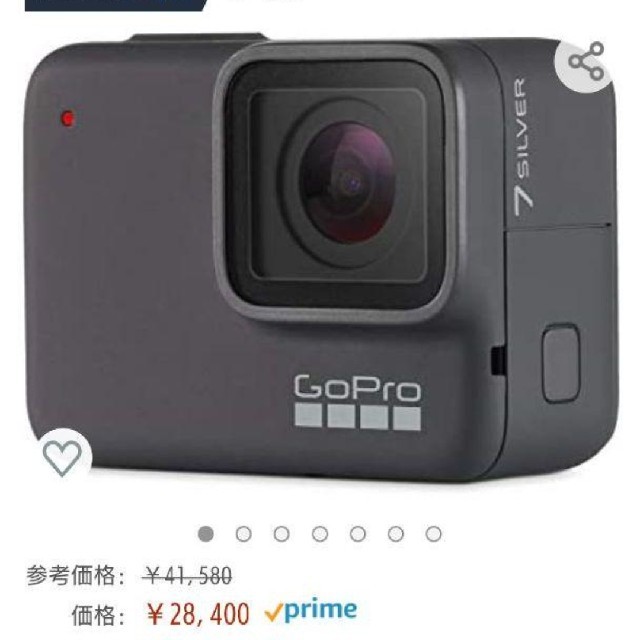 GoPro(ゴープロ)の【CP様】GoPro HERO7 SILVER スマホ/家電/カメラのカメラ(ビデオカメラ)の商品写真