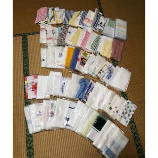 未使用　粗品　タオル　ふきん　まとめ売り　75枚(タオル/バス用品)